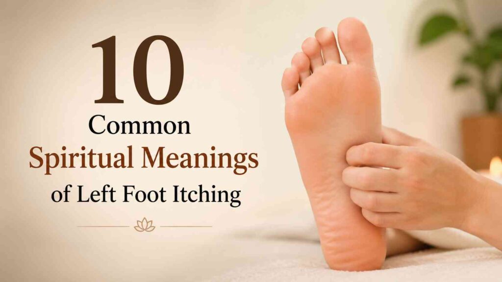 Left Foot Itching Spiritual Meaning