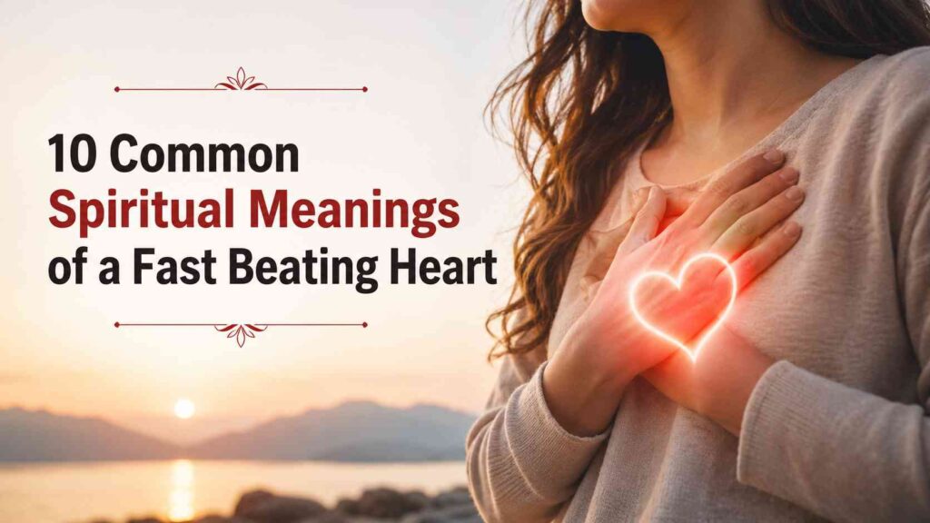 spiritual meaning of heart beating fast