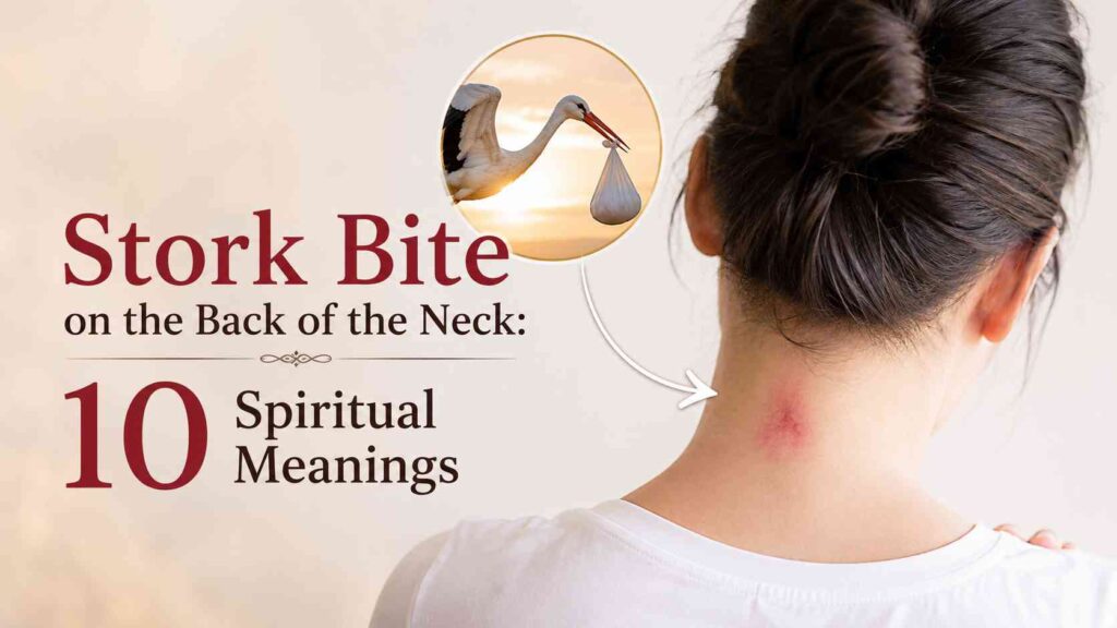 Stork Bite Back of Neck Spiritual Meaning