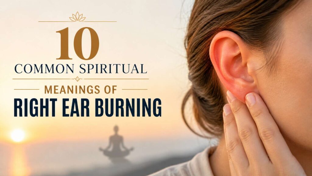 Right Ear Burning Spiritual Meaning