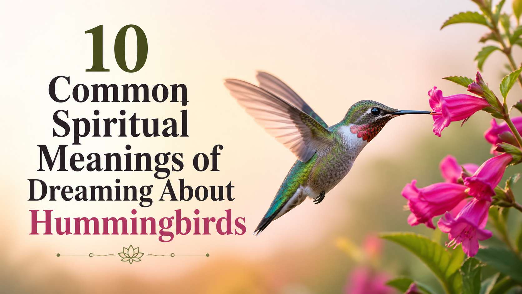 Dream About Hummingbirds