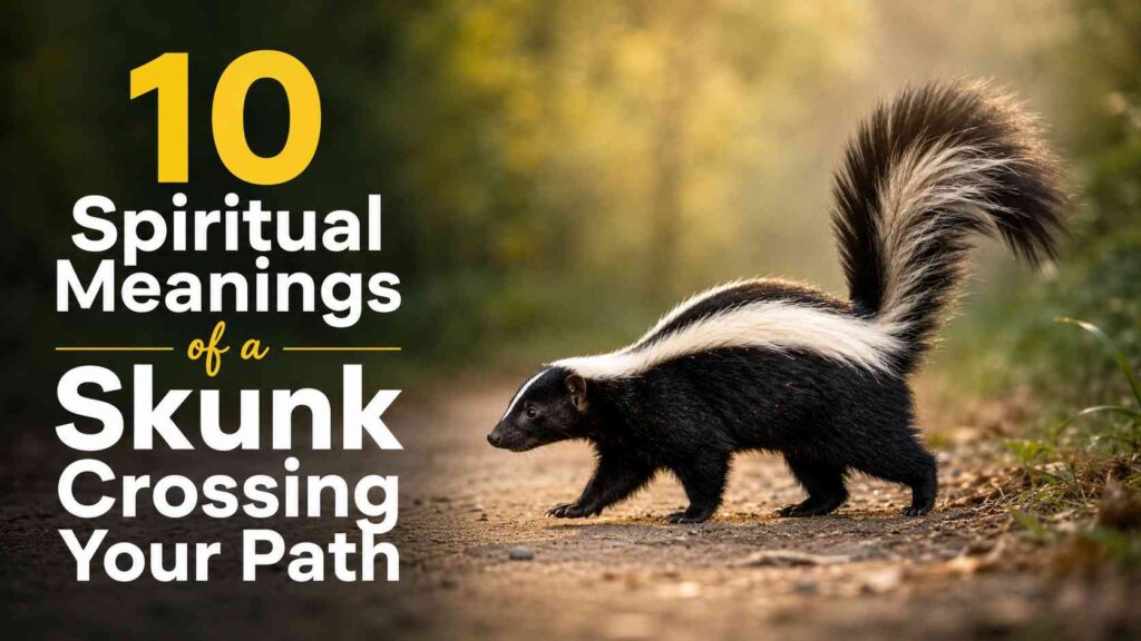 Spiritual Meanings of a Skunk Crossing Your Path