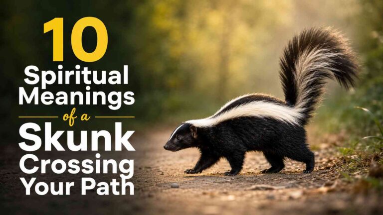 Spiritual Meanings of a Skunk Crossing Your Path
