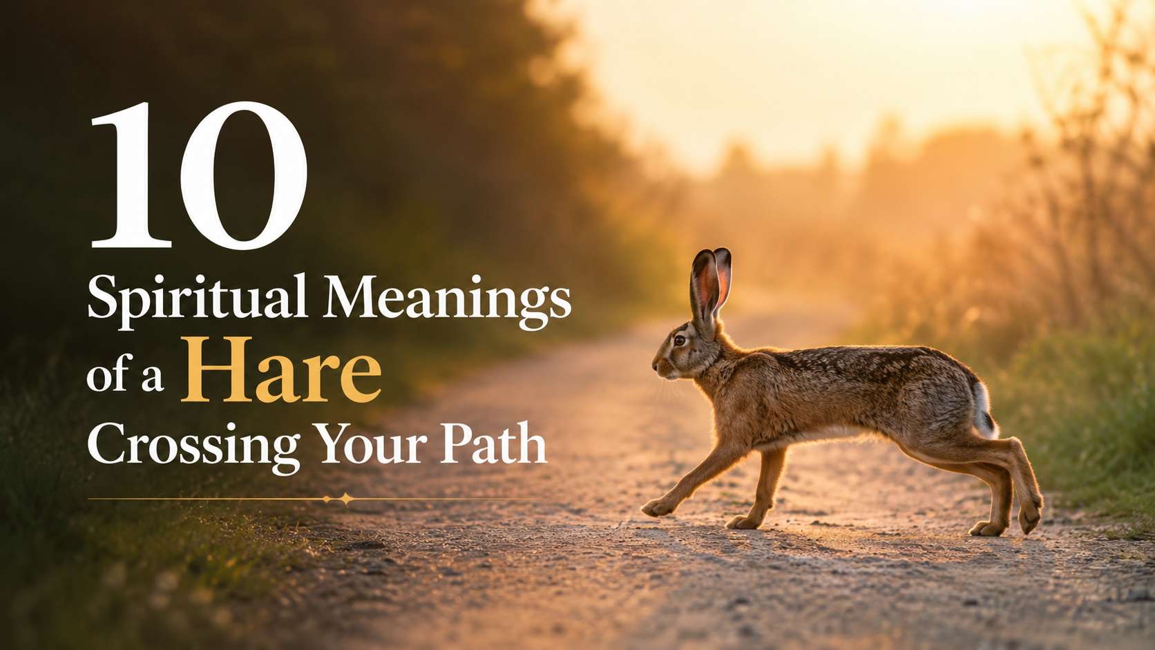 Spiritual Meanings of a Hare Crossing Your Path