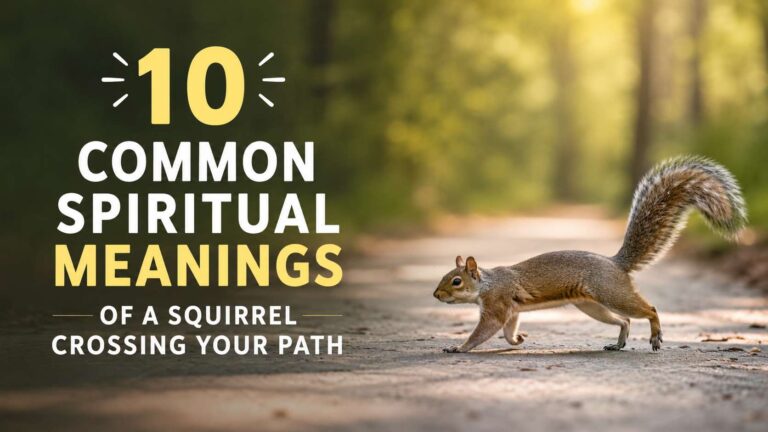 Spiritual Meanings of a Squirrel Crossing Your Path