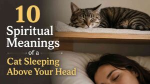 Cat Sleeping Above My Head Meaning Spiritual