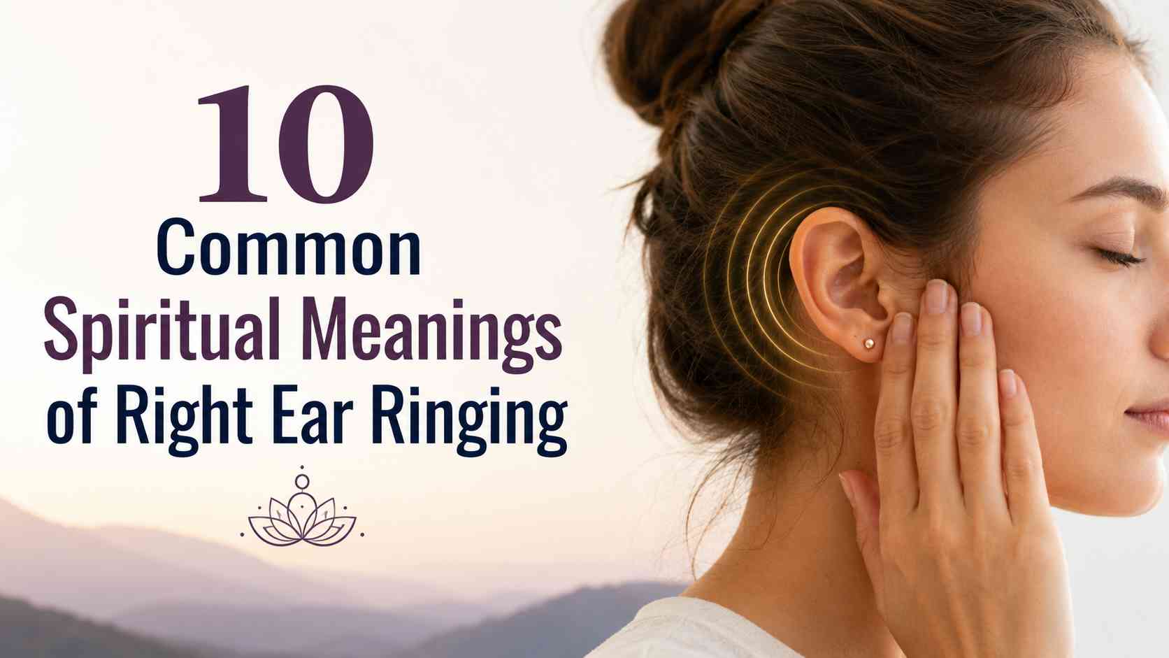 why is my right ear ringing spiritual