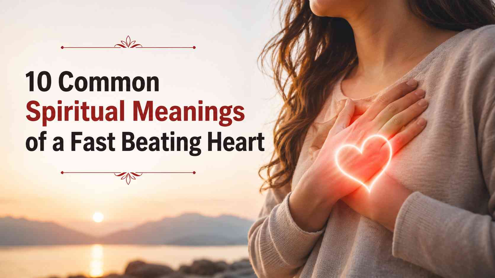 spiritual meaning of heart beating fast
