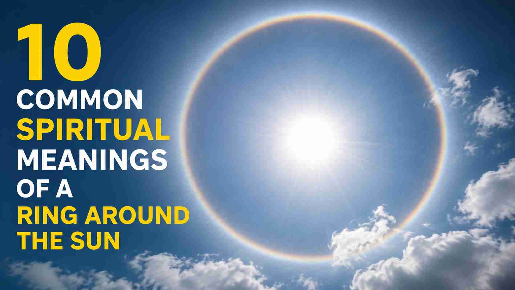 Spiritual Meaning of Ring Around the Sun