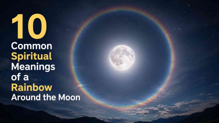 Rainbow Around the Moon