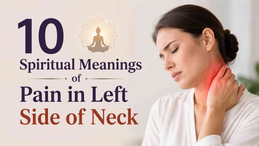 Pain in Left Side of Neck Spiritual Meaning