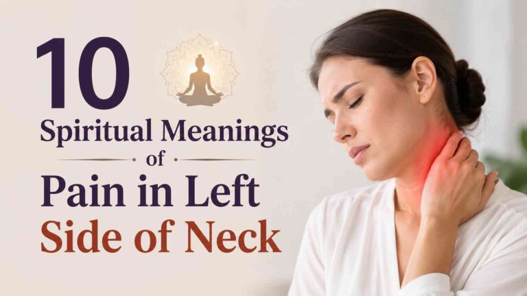 Pain in Left Side of Neck Spiritual Meaning