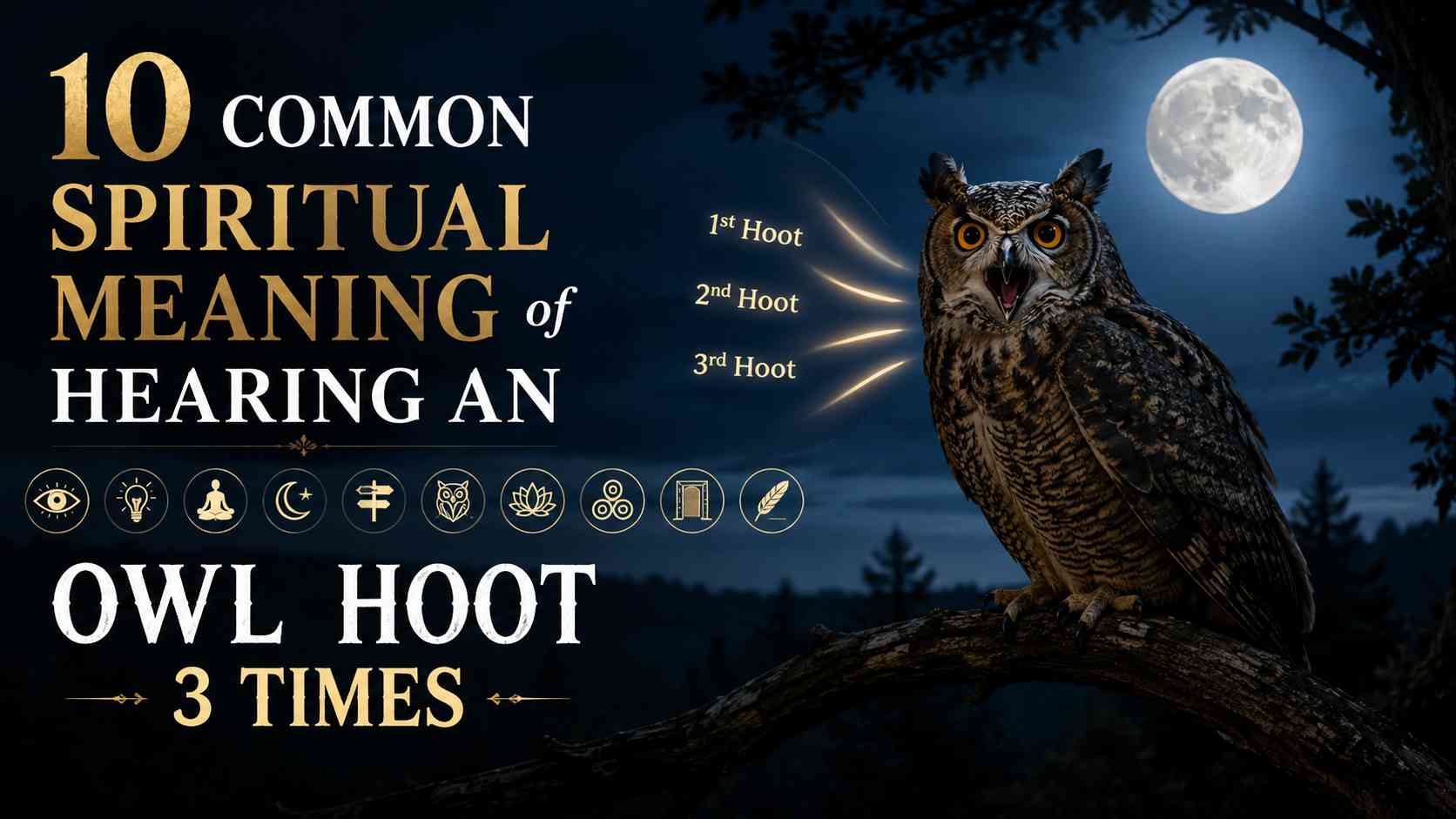 Hearing an Owl Hoot 3 Times Spiritual Meaning